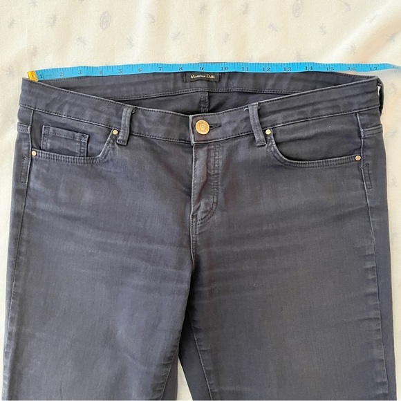 Massimo Dutti Dark Wash Mid-Rise Slim Fit Jeans – Timeless Essential, Size 10 - Picture 11 of 13